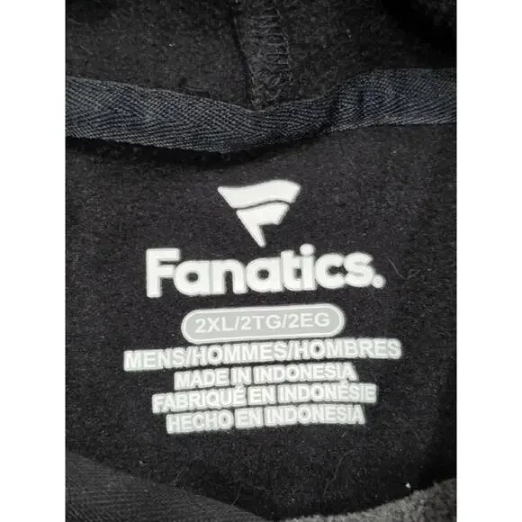 Fanatics NFL Pittsburgh Steelers Y2K Football Hoodie Black Size 2XL A004608 - Picture 4 of 6